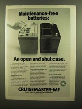 1976 Gulf Cruisemaster-MF Battery Ad - Open and Shut - $18.49