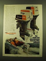 1976 Johnson 55, 70 and 75 Outboard Motors Ad - $18.49