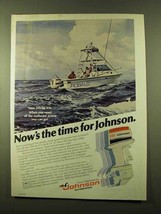 1978 Johnson 235 Outboard Motor Ad - Now's The Time - £14.48 GBP