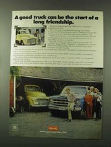 1978 GMC Trucks Ad - Start of a Long Friendship - £14.45 GBP