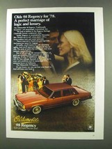 1978 Oldsmobile 98 Regency Ad - Perfect Marriage - £14.78 GBP