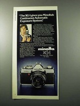 1980 Minolta XG-1 Camera Ad - Bruce Jenner - $18.49