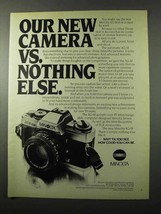 1981 Minolta XG-M Camera Ad - Our Camera Vs. Nothing - $18.49