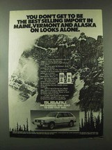 1981 Subaru 4WD Wagon Ad - Best Selling Import - $18.49