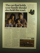 1983 Ford LTD Ad - Holds Your Family Hold The Road - $18.49