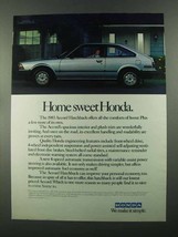 1983 Honda Accord Hatchback Ad - Home Sweet Honda - £14.76 GBP