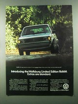 1983 Volkswagen Wolfsburg Limited Edition Rabbit Ad - £14.44 GBP