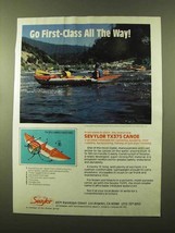 1984 Sevylor TX375 Canoe Ad - Go First-Class All Way - £15.01 GBP