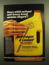 1985 STP Alugard Anti-Freeze &amp; Coolant Ad - Guess - £14.54 GBP