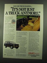 1986 GMC Trucks Ad - Not Just a Truck Anymore - $18.49