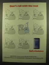 1986 Gauloises Cigarettes Ad - Don&#39;t Roll With - £14.78 GBP