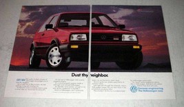 1989 Volkswagen GTI 16V Ad - Dust Thy Neighbor - $18.49