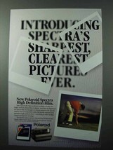 1991 Polaroid Spectra High Definition Film Ad - £14.78 GBP