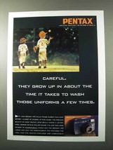 1995 Pentax IQZoom 140 Camera Ad - They Grow Up - £14.48 GBP