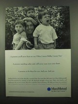 1996 Massachusetts Mutual Life Insurance Ad - Promise - £14.48 GBP