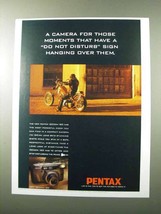 1996 Pentax IQZoom 160 Camera Ad - Do Not Disturb - £14.54 GBP
