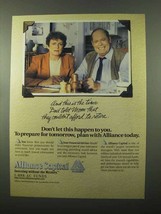 1998 Alliance Capital Ad - Dad Told Mom They Couldn&#39;t - £14.30 GBP