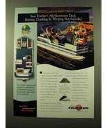 1998 Sun Tracker Party Barge 21 Pontoon Boat Ad - £14.78 GBP