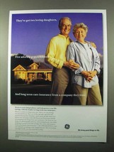 1999 GE Financial Assurance Ad - Two Loving Daughters - $18.49