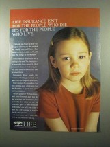 An item in the Collectibles category: 1999 Life & Health Insurance Foundation Education Ad