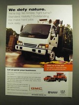 2000 GMC W-Series Truck Ad - We Defy Nature - $18.49