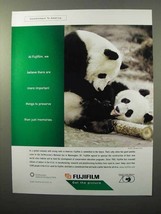 2001 Fujifilm Fuji Photo Ad - More Important Things - £14.48 GBP