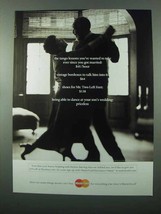 2001 MasterCard Credit Card Ad - The Tango Lessons - $18.49