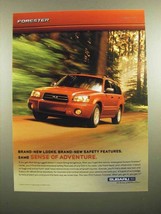 2003 Subaru Forester Ad - Sense of Adventure - £14.53 GBP