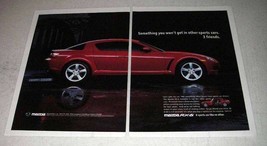 2004 Mazda RX-8 Car Ad - Won&#39;t Get in Other Sports Cars - £14.54 GBP