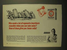 1965 Arm &amp; Hammer Baking Soda Ad - Heartburn - £14.76 GBP