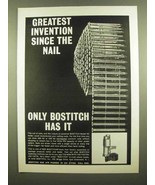 1965 Bostitch Model N2 Nailer Ad - Greatest Invention - £14.78 GBP
