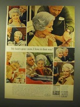 1965 Clairol Come Alive Gray Hair Color Ad - I Love It - $18.49