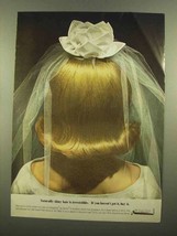 1965 Clairol Vitapointe Hairshine Cr?me Ad - Shiny - $18.49