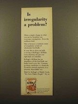 1965 Kellogg&#39;s All-Bran Cereal Ad, Irregularity Problem - £14.78 GBP