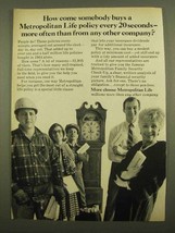 1965 Metropolitan Life Insurance Ad - Buys More Often - £14.78 GBP