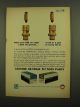 1965 GM Parts Ad - Carburetor Needle and seat - £14.54 GBP