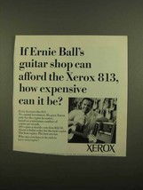 1965 Xerox 813 Copier Ad - Ernie Ball&#39;s Guitar Shop - £14.78 GBP
