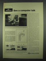1967 Bell Telephone Ad - See a Computer Talk - £14.45 GBP