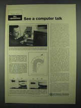 1967 Bell Telephone Ad - See a Computer Talk - £14.89 GBP