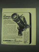 1967 Beaulieu Super 8 Movie Camera Ad - The Super - £14.78 GBP