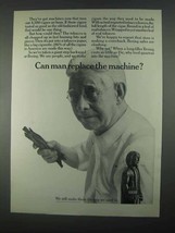1967 Bering Cigars Ad - Can Man Replace the Machine? - £14.65 GBP