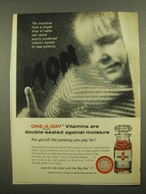 1965 One-A-Day Vitamins Ad - Moisture - £14.54 GBP