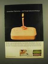 1965 Palmolive Soap Ad - Forget About Birthdays - £14.54 GBP