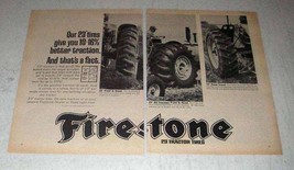 1967 Firestone Tractor Tire Ad - 23 Field & Road - £14.55 GBP