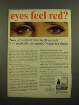 1965 Visine Eye Drops Ad - £14.73 GBP