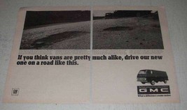 1967 GMC Handi-Van Ad - Drive On a Road Like This - $18.49