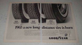 1967 Goodyear Custom Power Cushion Tire Ad - $18.49