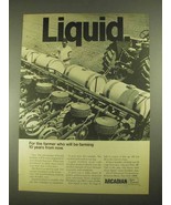 1967 Allied Chemical Arcadian Liquid Fertilizer Ad - £14.54 GBP