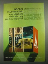 1967 Amoco INDOPOL Polybutenes Ad - Your Telephone - $18.49