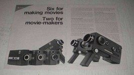 1967 Kodak Movie Camera Ad - M12, M14, M16, M18, M6, M8 - £14.78 GBP